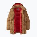 Памучна пухена парка на Patagonia за жени nest brown 15