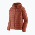 Дамско пухено яке Patagonia Down Sweater Hoody burl red 5