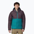 Мъжко пухено яке Patagonia Down Sweater Hoody belay blue