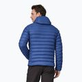 Мъжко пухено яке Patagonia Down Sweater Hoody passage blue 2