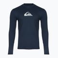 Детска блуза с дълъг ръкав за плуване Quiksilver Solid Streak navy blazer
