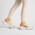 Дамски обувки за бягане HOKA Bondi X yellow-orange 1113513-YPRY 2