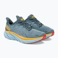 Мъжки маратонки за бягане HOKA Clifton 8 светло сиви 1119393-GBMS 5