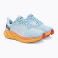 Дамски обувки за бягане HOKA Clifton 8 Wide summer song/ice flow 4