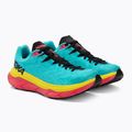 HOKA Tecton X мъжки обувки за бягане scuba blue/diva pink 4