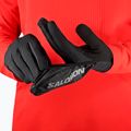 Salomon Fast Wing Winter дълбоки черни ръкавици за бягане 5