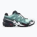 Дамски обувки за бягане Salomon Speedrcross 6 зелен L41743100 2