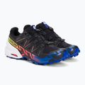 Мъжки обувки за бягане Salomon Speedcross 6 GTX black/surf the web/safety yellow 7