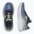 Мъжки обувки за бягане Salomon Aero Glide blue ashes/dark sapphire/sunny lime 16