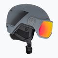 Ски каска Salomon Pioneer LT Visor S2 абанос/червено 4