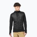 Мъжко хибридно яке Salomon Elixir Hybrid Hoodie Insulated deep black