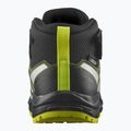 Детски ботуши за трекинг Salomon Xa Pro V8 Mid CSWP черни/дълбоко лишейно зелено/сигурно жълто 4