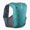 Salomon Active Skin 8 комплект жилетка за бягане таитянски прилив/карбон 2