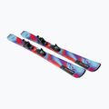 Детски ски за спускане Salomon QST Jr S + автомати C5 GW pastel neon blue 3/poppy red/black 3