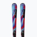 Детски ски за спускане Salomon QST Jr S + автомати C5 GW pastel neon blue 3/poppy red/black 4