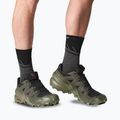 Мъжки маратонки за бягане Salomon Speedcross 6 GTX черно/торф/дълбоко лишейно зелено 7