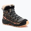 Детски обувки за трекинг Salomon XA Pro V8 Winter CSWP pewter/black/peach fuzz