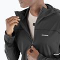 Мъжки потник за бягане Salomon Sense Aero Hybrid Half Zip Hooded deep black 5