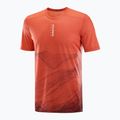 Мъжка тениска за бягане Salomon S/Lab Ultra Tee Aop burnt sienna 4