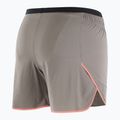 Дамски къси панталони за бягане Salomon Sense Aero 5" iron/neon flame 7
