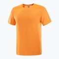 Мъжка тениска Salomon Outline Tee в цвят куркума 4