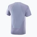 Мъжки потник Salomon Outline Tee blue granite 5