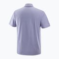 Мъжка тениска Salomon Trackline Polo Blue Granite 8