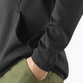 Мъжка туристическа блуза Salomon Motomesh Crewneck дийп блек 5