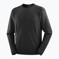 Мъжка туристическа блуза Salomon Motomesh Crewneck дийп блек 8