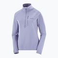 Дамски суитшърт за трекинг Salomon Essential Lightwarm Half Zip blue granite 6