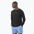 Salomon SHAKEout Core deep black за бягане с дълъг ръкав за мъже