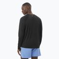 Salomon SHAKEout Core deep black за бягане с дълъг ръкав за мъже 2