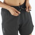 Salomon SHAKEout Core 6" deep black дамски къси панталони за бягане 3