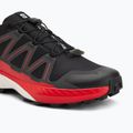 Мъжки маратонки за бягане Salomon Speedcross Peak черно/асфалт/огнено червено 7