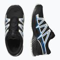 Детски обувки за бягане Salomon Speedcross Waterproof black/vanilla ice/french blue 12