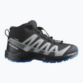 Детски туристически обувки Salomon XA PRO V8 MID WP black/monument /french blue 8