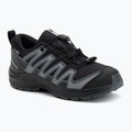 Детски обувки за трекинг Salomon XA Pro 3D V8 Waterproof black/turbulence/quarry