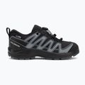 Детски обувки за трекинг Salomon XA Pro 3D V8 Waterproof black/turbulence/quarry 2