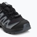 Детски обувки за трекинг Salomon XA Pro 3D V8 Waterproof black/turbulence/quarry 7