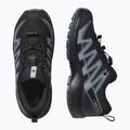 Детски обувки за трекинг Salomon XA Pro 3D V8 Waterproof black/turbulence/quarry 12