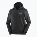 Мъжка качулка с цип Salomon Logo deep black 4