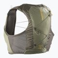 Salomon Active Skin 4 Gravel Set жилетка за бягане wren/deep lichen green/spicy mustard 2