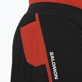 Мъжки къси панталони за бягане Salomon S/Lab Speed Spl 3" тъмно черно / огнено червено 4