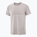 Мъжка тениска за бягане Salomon Sense Aero Tee GFX etherea/white 4