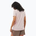 Дамска тениска за бягане Salomon Sense Aero Tee GFX etherea/neon flame 2