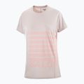 Дамска тениска за бягане Salomon Sense Aero Tee GFX etherea/neon flame 4