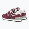 New Balance ML574 burgundy мъжки обувки 3