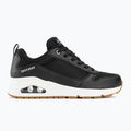 SKECHERS Uno Inside Matters дамски обувки черно/бяло/меш 3