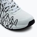 Дамски обувки SKECHERS JGoldcrown Uno Spread The Love white/black/gray 7