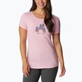Дамска риза за трекинг Columbia Daisy Days Graphic pink 1934592679